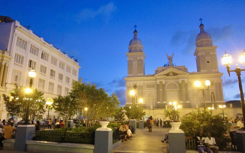 Parque Céspedes in Santiago de Cuba